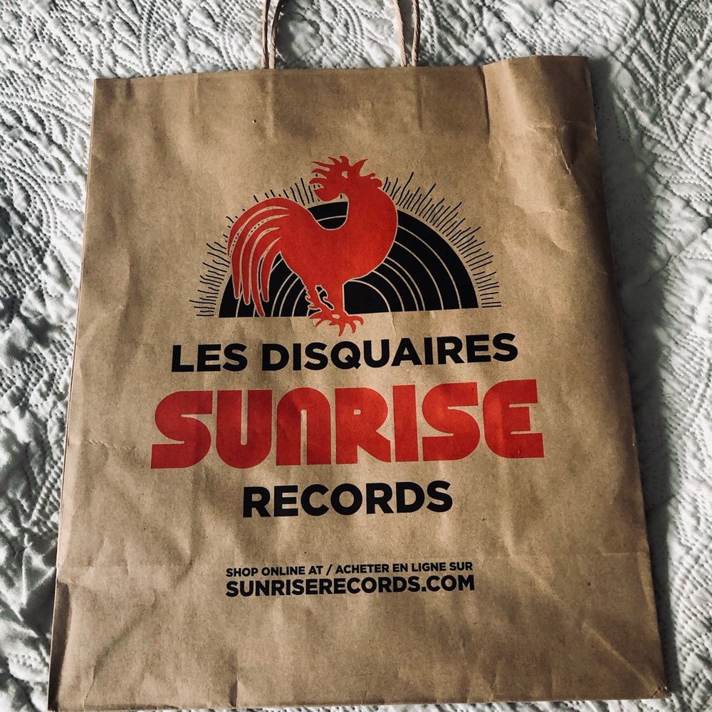 SUNRISE RECORDS Brown Paper Bag